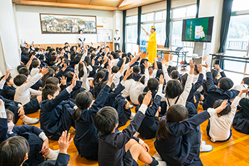 うんち教室の様子