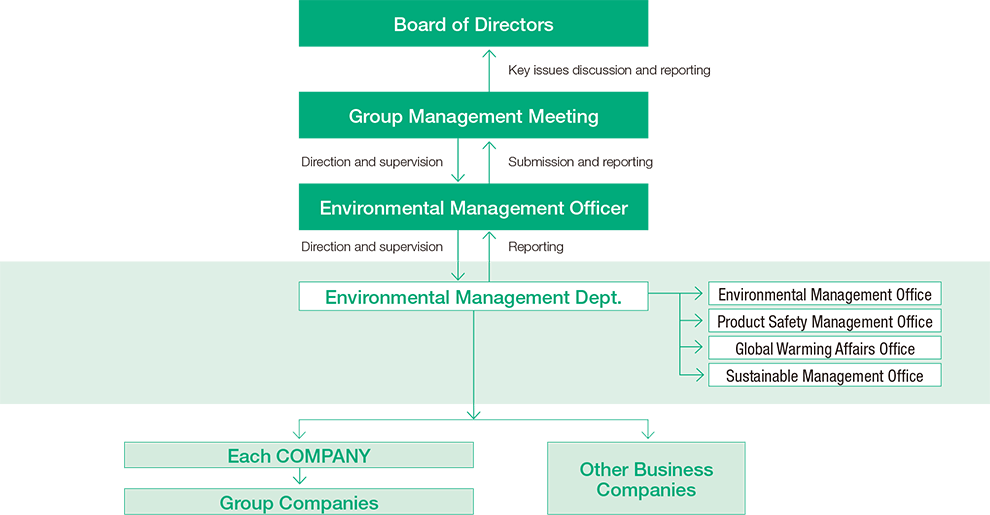 Environment Management Implementation Structure Diagram