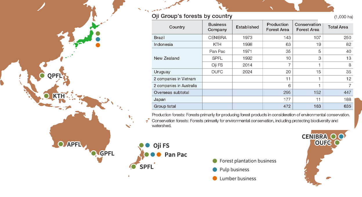 Overview of the Overseas Forest Plantation Business